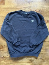Nike Girls Medium Black Crewneck Sweatshirt Pullover Swoosh Logo Youth M Meisjes sweatshirt price