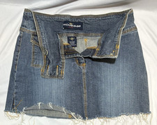 Duchesse Y2K vintage Blue Denim Jean skirt with buttons size 3 Jeans / Denim Skirt price