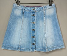 Cello Jeans Denim Skirt Women's Medium Button Front A-Line Blue Jean Casual Y2K Jeans / Denim Skirt price