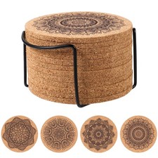 Coaster Mat Outdoor Coasters Cork Set for Drinks Coffee Cup Place Mats Desk Bureau mat Set price