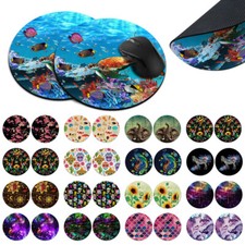 2pcs Gaming Mouse Mat Pad Non-Slip Circle Round Mousepad For Computer PC Desk Bureau mat Set price
