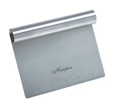 Norpro Vegetable Chopper Stainless Steel Bench Scraper Measuring Guide 6" x 4" Choppers / Voeding Processors price