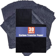 Carbon Paper for Tracing Transfer-Paper Pad, 30 Pcs Black Graphite Copy Paper fo Copy Papier price