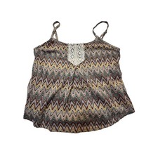 Miss Me Girls XL Chevron Boho Crochet Lace Camisole Tank Top Hippie Indie Sumer Meisjes hemdje price