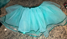 Girls Dance or Dress Up Tutu Skirt | Turquoise Mesh & Sequins | MC Medium Child Meisjes rok price