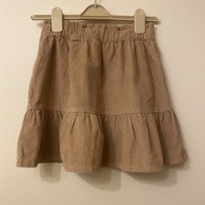 F&F Girls Skirt Age 9-10 Years Corduroy Beige 100% Cotton Meisjes rok price