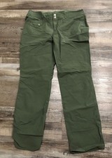 Marmot Womens Size 14 Green Outdoor Hiking Straight Leg Pants Broek (Outdoor) price