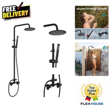 Luxurious Outdoor Shower Kit with 8 Inch Rainfall Head & Handheld Sprayer - M... Broek (Outdoor) price
