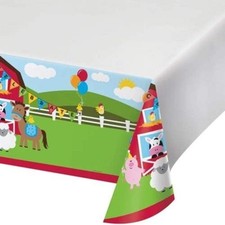 Creative Converting Farm Animals Plastic Tablecover - 1 Pc (US IMPORT) Verjaardag & feest price