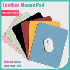 Leather Mouse Pad Plain Colour Single /Double sided Waterproof Non-Slip Mousepad Muismat price
