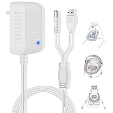 Charger for Ingenuity Baby Swing,Replacement Power Cord for Baby Rocker,2-in-1 Baby Swing price