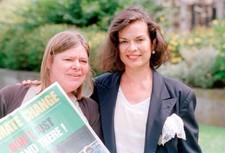Bianca Jagger Green Party Executive Chair Person Penny Kemp At The- Old Photo 1 Executive Stoel price