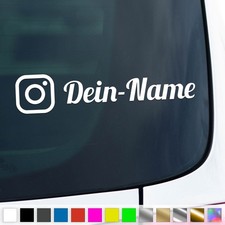 Instagram Name 2 Decal Username Advertising Text Sticker Car Truck Gift Idea Fridge Sticker price
