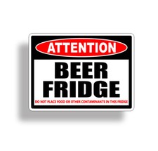 Beer Only Fridge Sticker Refrigerator Man Cave Bar Drinking Vinyl Decal Graphic Fridge Sticker price