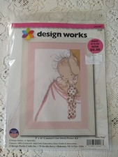 Design Works “BABY HUGS” 9"x 14" Counted Cross Stitch Picture Kit - JAS 047 Baby Jas price