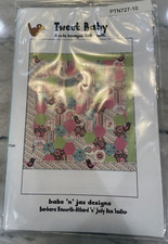Babs n Jas Designs "Tweet Baby" Pattern Instructions NEW Hexagon Quilt Baby Jas price