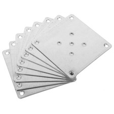 8 Pcs Table Leg Corner Bracket Set Sofa Legs Mounting Plates Flat Corner Bank / Set price