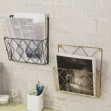 Wall-mounted magazine rack, metal magazine container, newspaper display stand, Magazine Rek / Newspaper Rek price