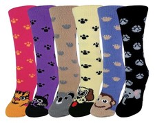 Sock Snob - Womens Novelty Slipper Socks With Animal Designs and Non Slip Grips Dames Slipper Sokken price