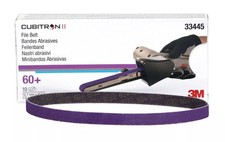 3M 33445 Cubitron II 1/2" x 18" File Belt Sanding Grind Grinder Metal (10 Belts) File price