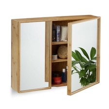 Spiegelkast badkamer Badkamerspiegelkast bamboe wandkast toiletkast met spiegel Badkamer Spiegel price