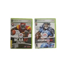 Lot Of 2 NCAA Football 07 & Madden NFL 08 ~  XBOX 360 Live Games Xbox spellen price