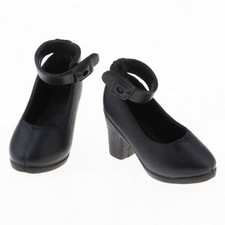 Mini Black Doll Shoes High-heeled Shoes 1/6 BJD Dolls Clothing Accessory Schoenen met hoge hakken price