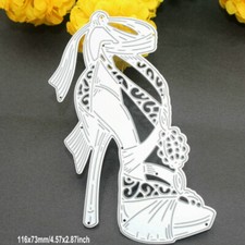 High-heeled Shoes Cutting Dies Metal Stencil DIY Scrapbook Album Paper Card Art Schoenen met hoge hakken price