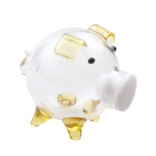 Glass Pig Piggy Bank, Cute Piggy Bank, Novelty Storage Bottle, Money Saving Piggy Bank price