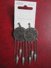 Zilverkleurige oorhangers met franjes (NIEUW) Zilver Oorbellen price