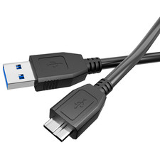 Short 50cm USB 3.0 Micro-B Cable - High Speed Data Lead for Portable Hard Drives Portable Hard Drives price