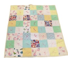 Handcrafted baby quilt flannel tied backed baby quilt soft multicolored Baby Quilt price