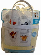 Janlynn BABY QUILT KIT Crib Blanket “Woodland Love” 34x43 Stamped-Bound-Quilted Baby Quilt price