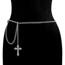 Punk Gothic Cross Waist Chain Skirts Pants Chain Body Chain Simple Waistband Body chain price