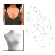 Bikini Bra Body Chain Multi-Layer Wide Collar Hollow Out Fashion Body Jewelry Body chain price