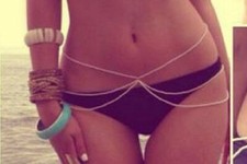Waist Chain Gold Bikini Festival Multi Layer Belly Body Chain Necklace Jewelry U Body chain price
