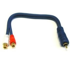 Audio-/Videokabel 0,20 m, Cinch-Stecker -> 2x Cinch-Buchsen Video Kabel price