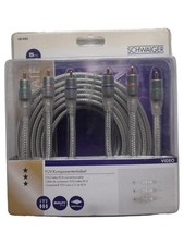 Schwaiger YUV-Komponentenkabel Videokabel 5m Silber RCA Cinch Video Kabel price