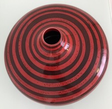 Large Vintage Hand-Painted Vase, Unique Vibrant Colours, Mint Condition Vase price
