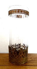 Bel Ancien Vase Soliflore en Verre Monture Dorée Style Louis XVI vers 1900 Vase price