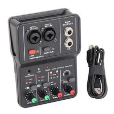 14*10*4.4cm 2-Channel Sound Card Audio Mixer offers low power consumption Geluidskaart price