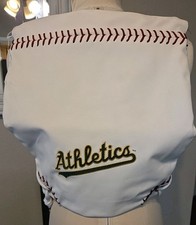 Oakland Athletics Draw String Backpack White W/ Red Stitching Heren Backpack price