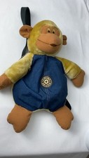 Kipling Plush Monkey Backpack – Navy/Yellow – Rare & Fun Design Heren Backpack price
