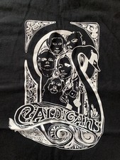 The Cardigans Black and White Band T-shirt New Unworn Mens Small Heren Cardigans price