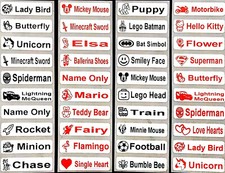 Personalised Stick On Name Labels Stickers Tags, For School, Kids Waterproof School Label price