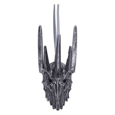 Nemesis Now Lord of the Rings Helm of Sauron Hanging Ornament 10cm, Resin, Silve Zilver Ring price