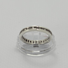 Eternity ring zilver met zirkonia voor moderne stijl Zilver Ring price