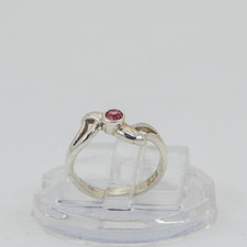 Kinderring van zilver met rode zirkonia – uniek en liefdevol cadeau Zilver Ring price