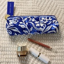 ESTEE LAUDER MAKEUP BAG GIFT SET LIPSTICK LIP LINER SUPREME+ NEW LOT OF 10 Make-uptas price