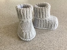 Knitting Pattern Baby Booties Printed And Laminated Baby Booties price